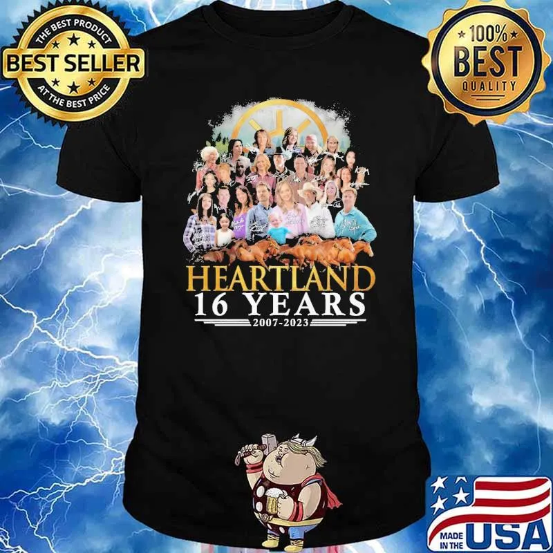 Heartland 1 Years 2007 2023 Shirt