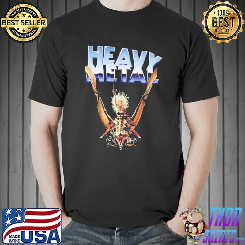 Heavy metal movie horror graphic shirt