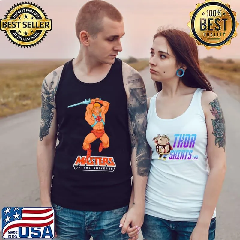 Heman charging into battle master of the universe design classic s Tank Top