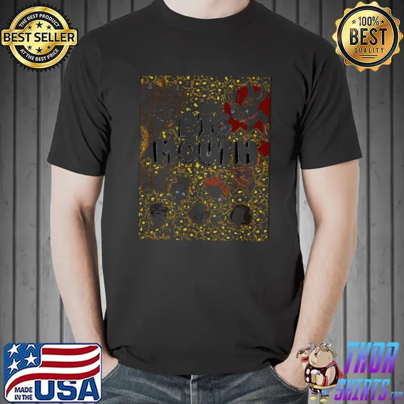 In the condoms sea big mouth faces classic shirt