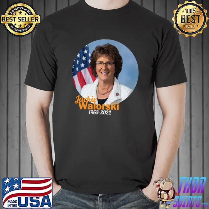 Jackie Walorski Congresswoman Jackie Walorski Rep. Jackie Walorski Classic America flag T-shirt