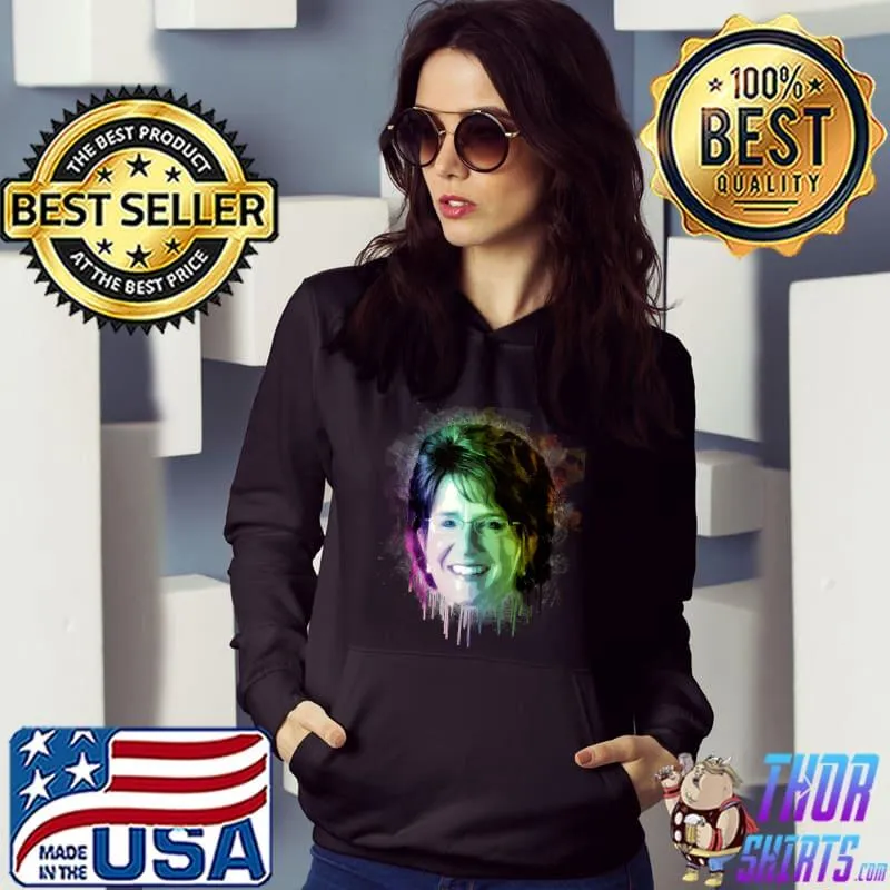 Jackie Walorski Urban Grunge Painting Rainbow Spectrum Classic T-Shirt Hoodie