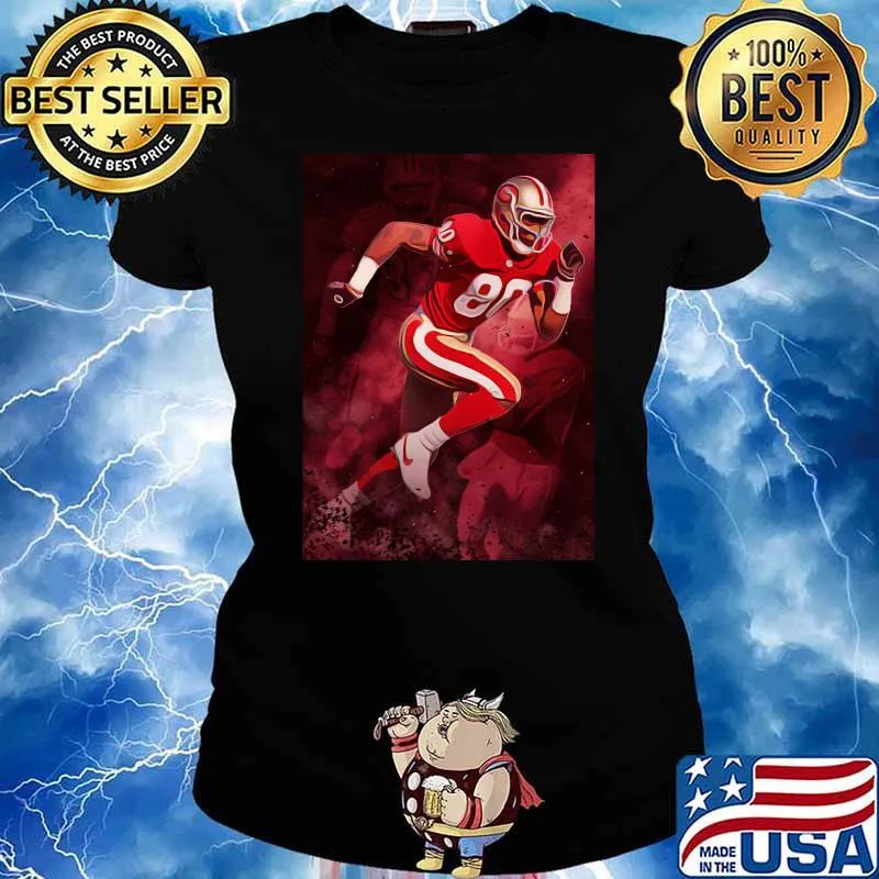 Jerry Rice - American Football Classic T-Shirt Ladies tee
