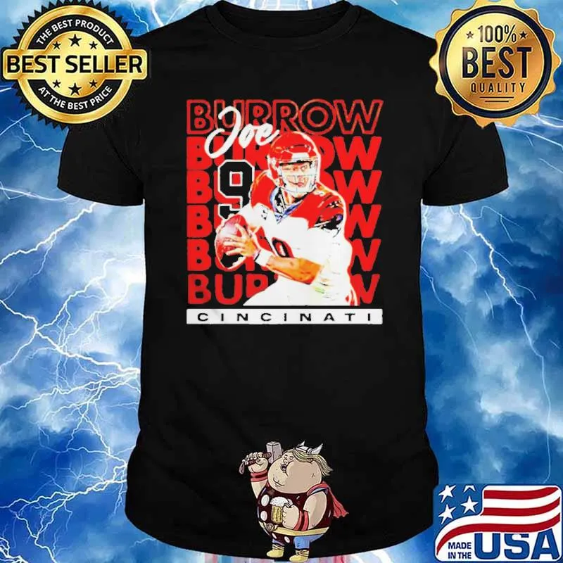 Joe Burrow 9 Cincinati Shirt