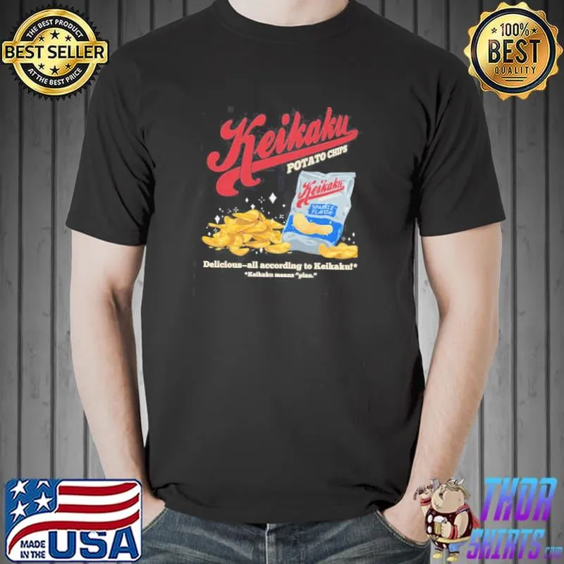 Keikaku potato chips sparkle flavor death note classic shirt