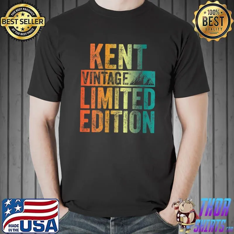 Kent Vintage Limited Edition Personalized Name T-Shirt