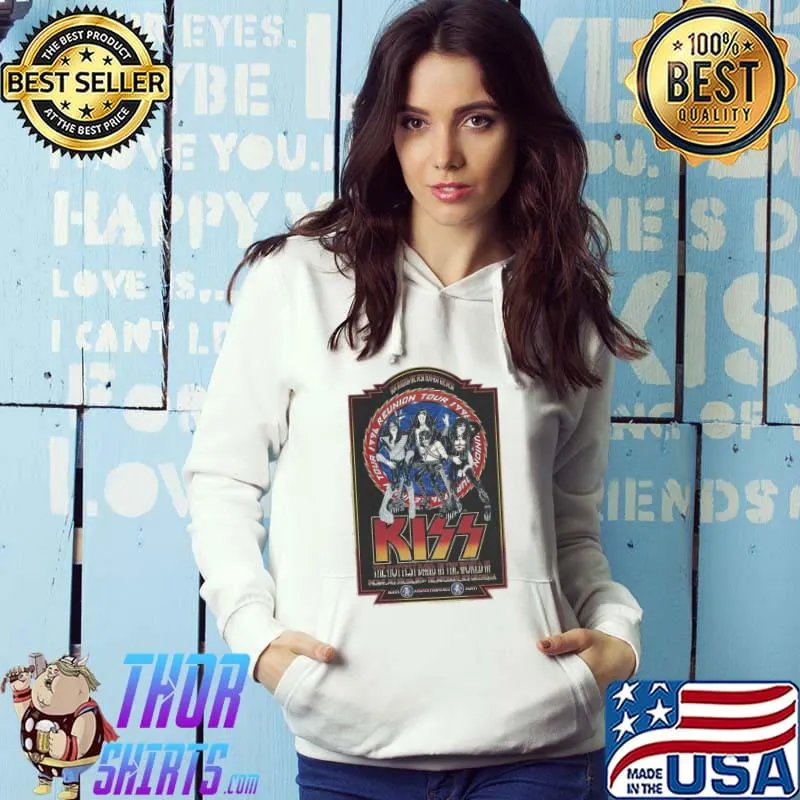 Kiss '96 reunion tour vintage style classic s Hoodie