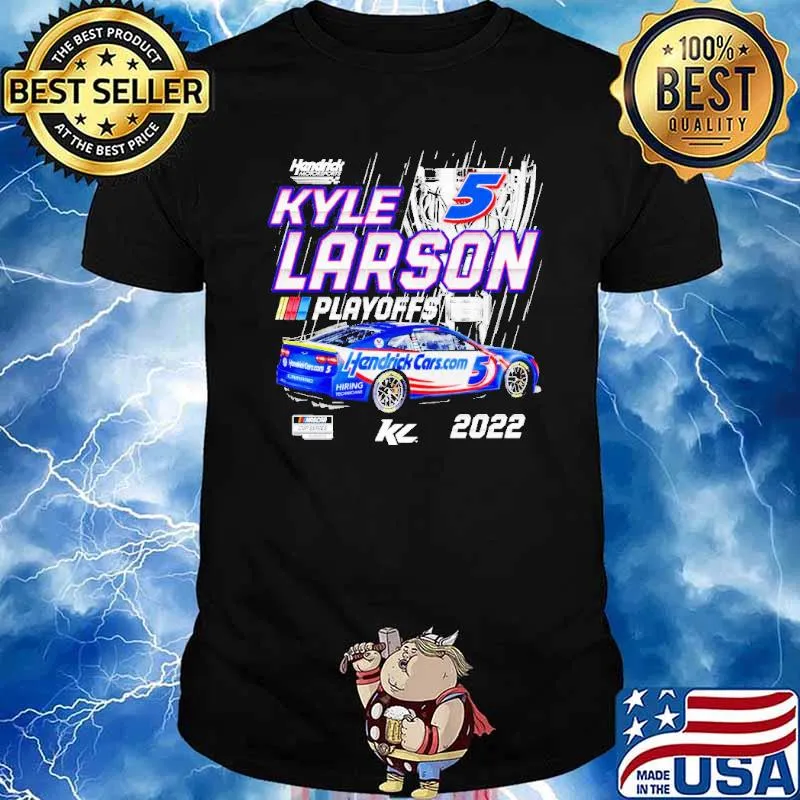 Kyle Larson Hendrick Motorsports Team Collection Black 2022 NASCAR Cup Series Playoffs Shirt