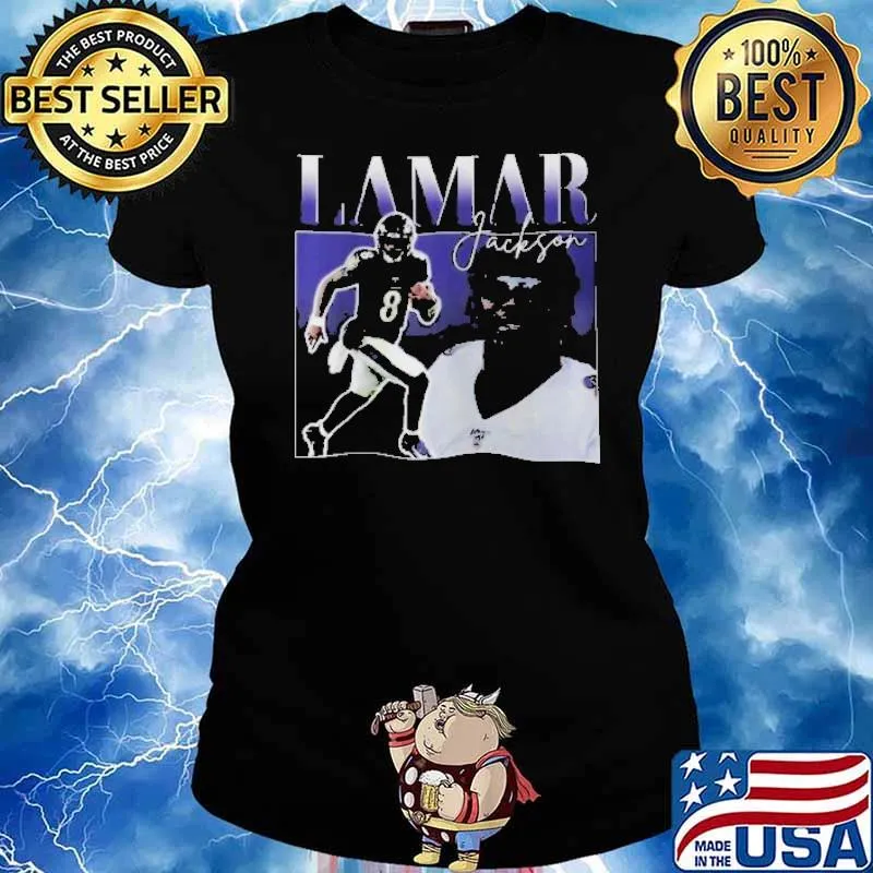 Lamar Jackson Baltimore Ravens Shirt Ladies tee