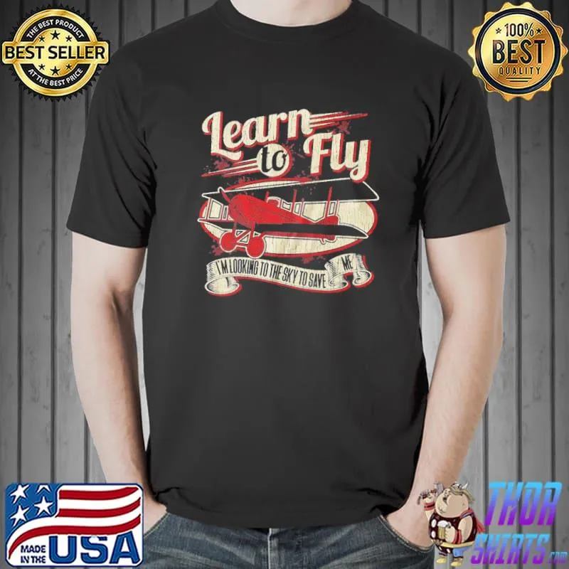 Learn to fly fall out boy classic shirt