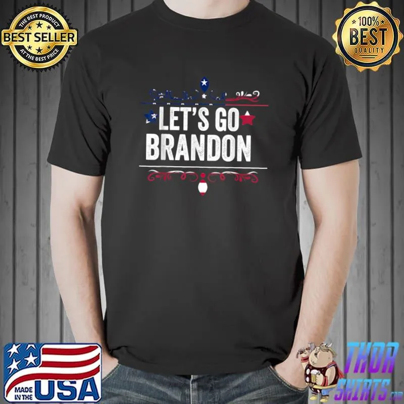 Let's Go Brandon Political American Stars T-Shirt