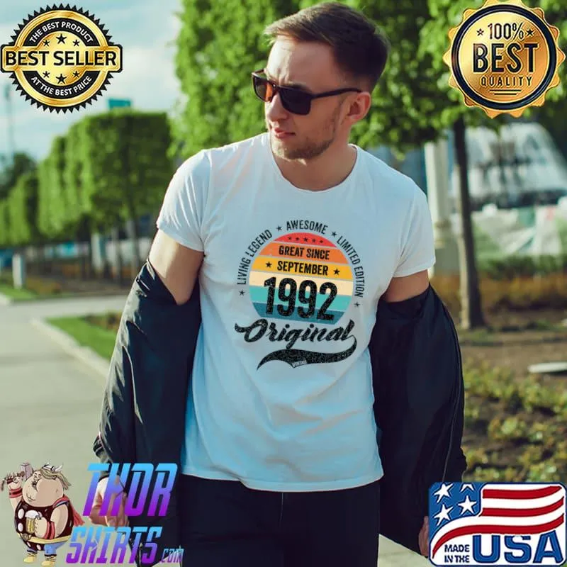 Living Legend Awesome Limited Edition Great Since September 1992 Vintage T-Shirt