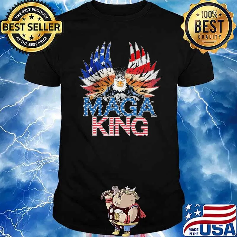 Maga King Eagle American Shirt