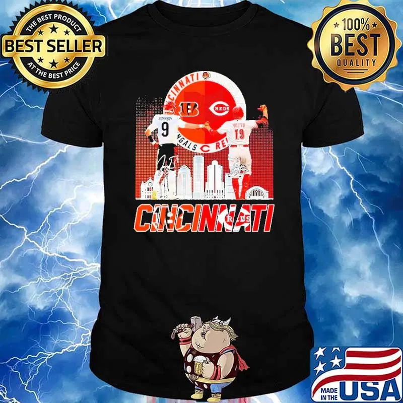 Mascot Cincinnati Reds And Bengals Shirt