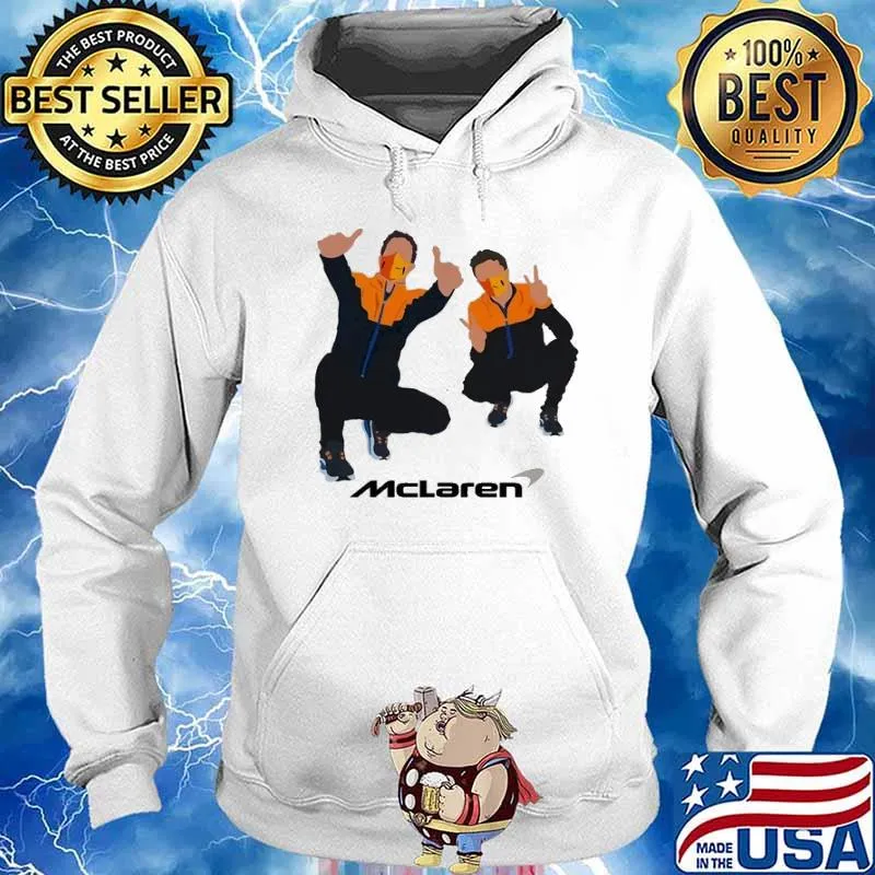 Mclaren Daniel Ricciardo Lando Norris Shirt Hoodie