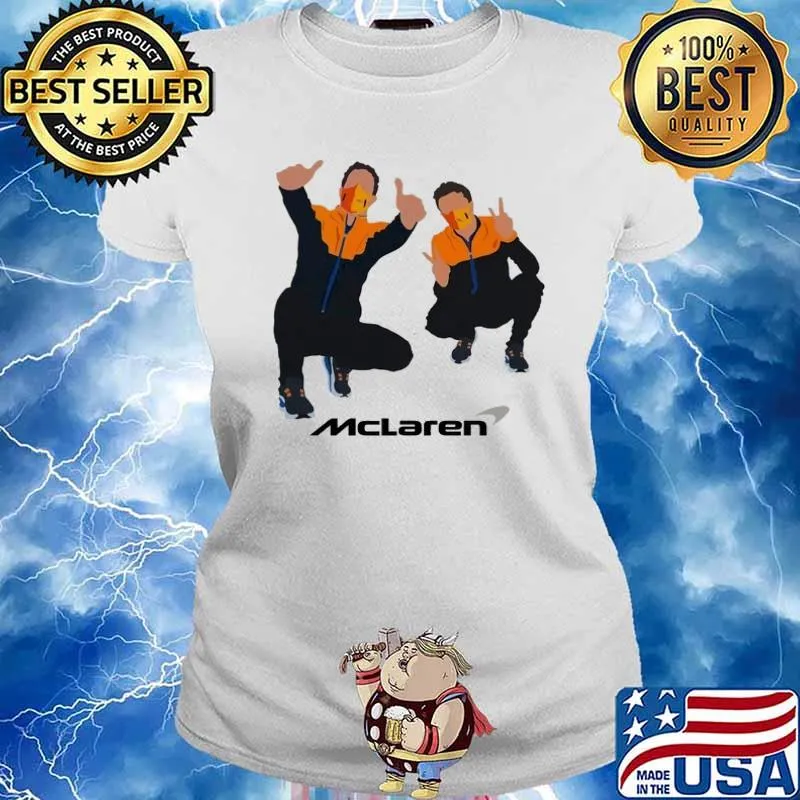 Mclaren Daniel Ricciardo Lando Norris Shirt Ladies tee