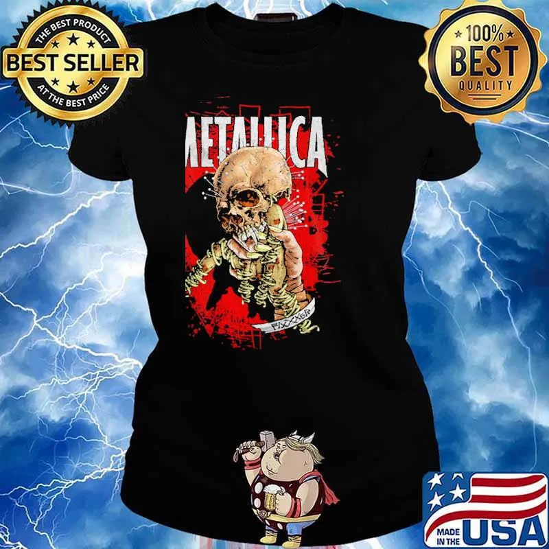 Metallica Fixxxer Redux Skull Shirt Ladies tee
