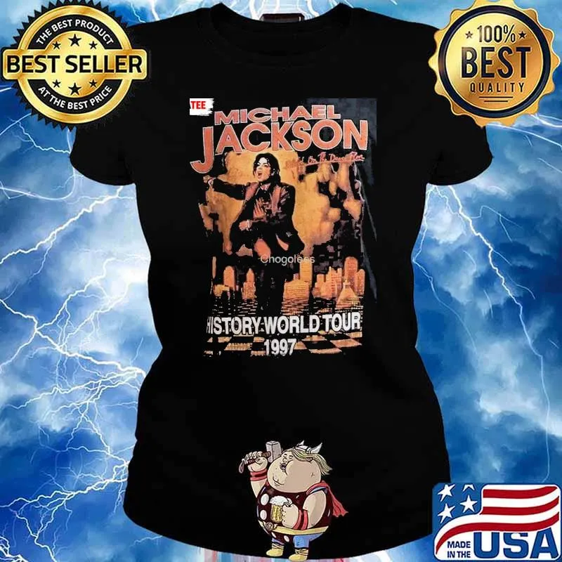 Michael Jackson Blood On The Dance Floor Shirt History World Tour 1997 Ladies tee