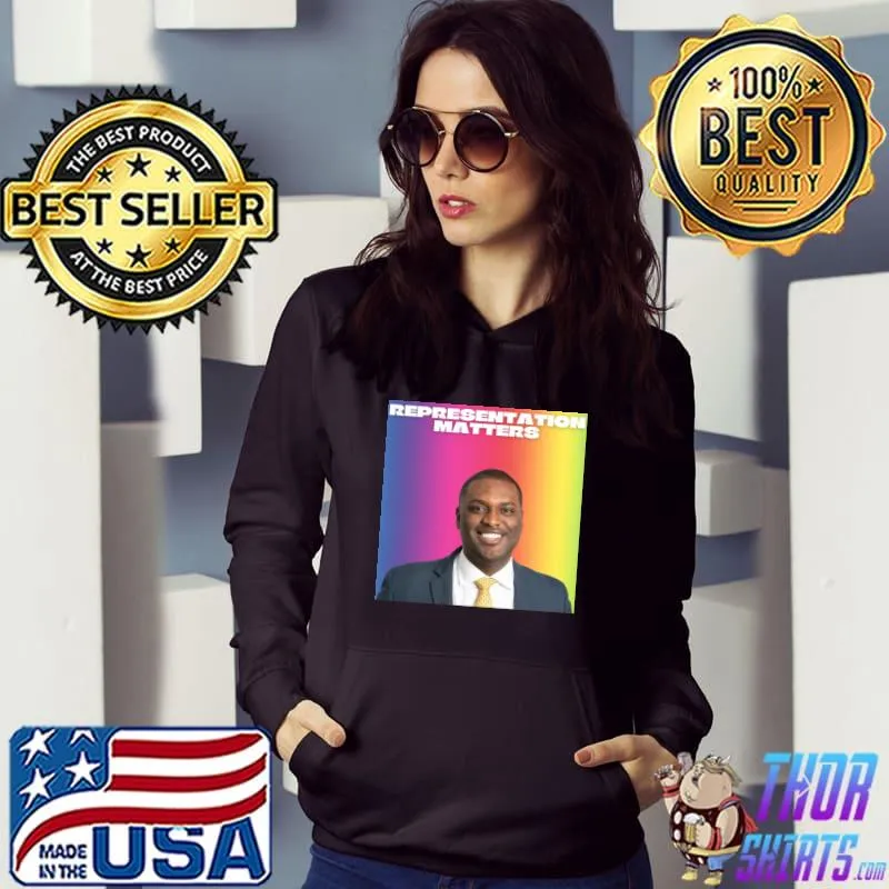 Mondaire Jones Representation matters Classic T-Shirt Hoodie