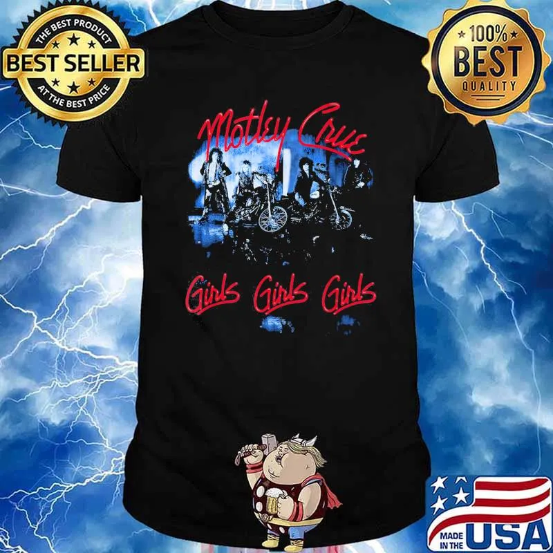 Motley Crue Girls Girls Girls Tracklist Shirt
