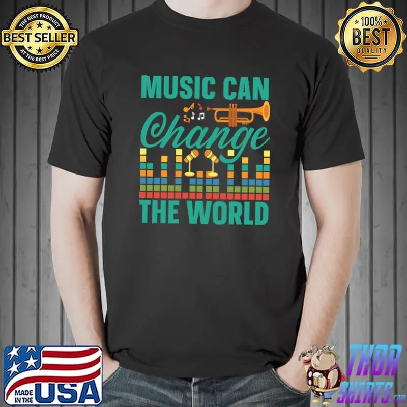 Music Can Charge The World Active T-Shirt
