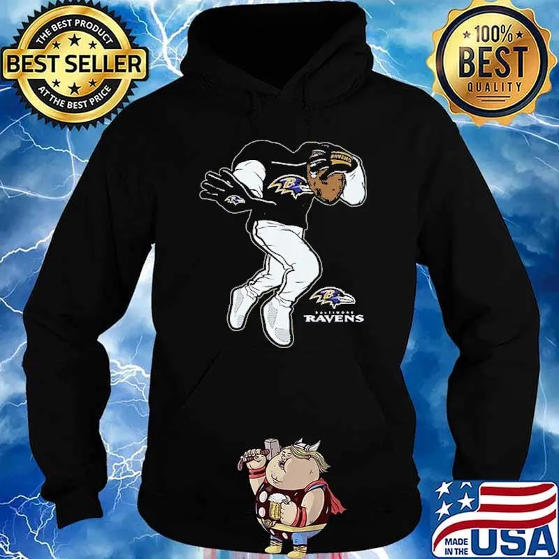 NFL Baltimore Ravens Toddler Stiff Arm Shirt Hoodie