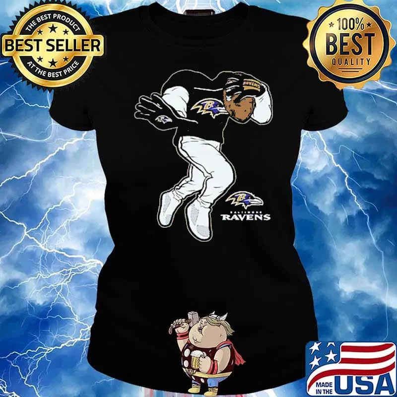 NFL Baltimore Ravens Toddler Stiff Arm Shirt Ladies tee