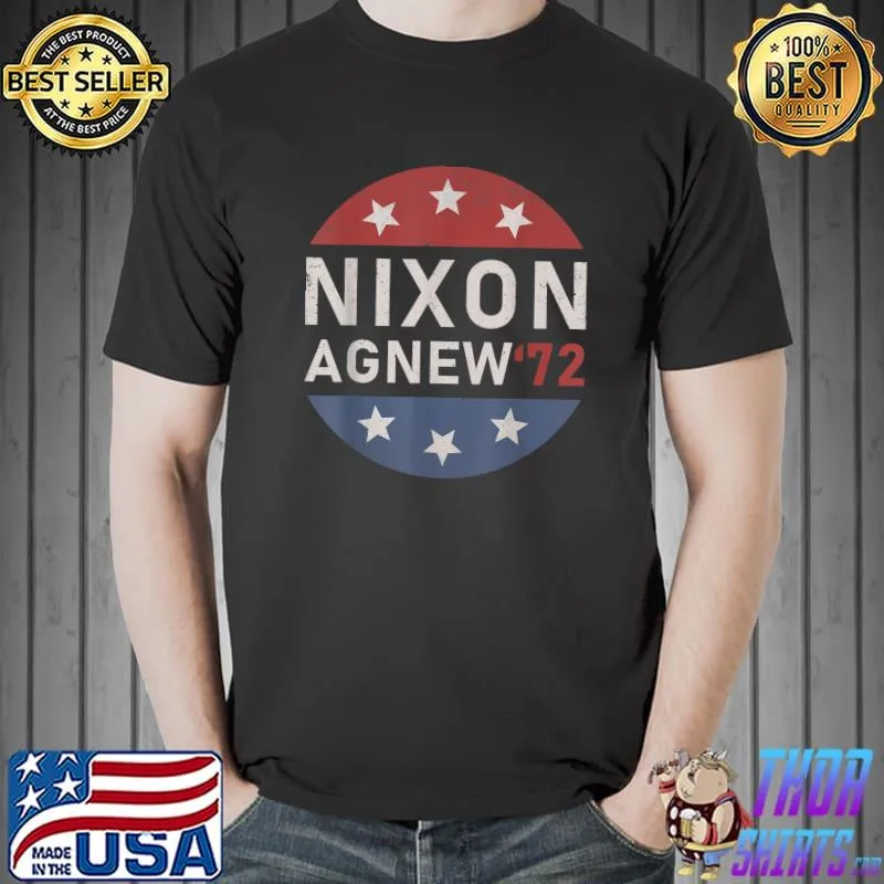 Nixon agnew 1972 stars election richard T-Shirt