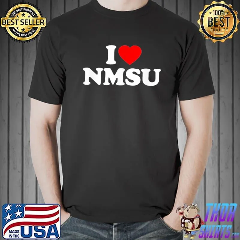 Nmsu love heart college university alumnI classic shirt