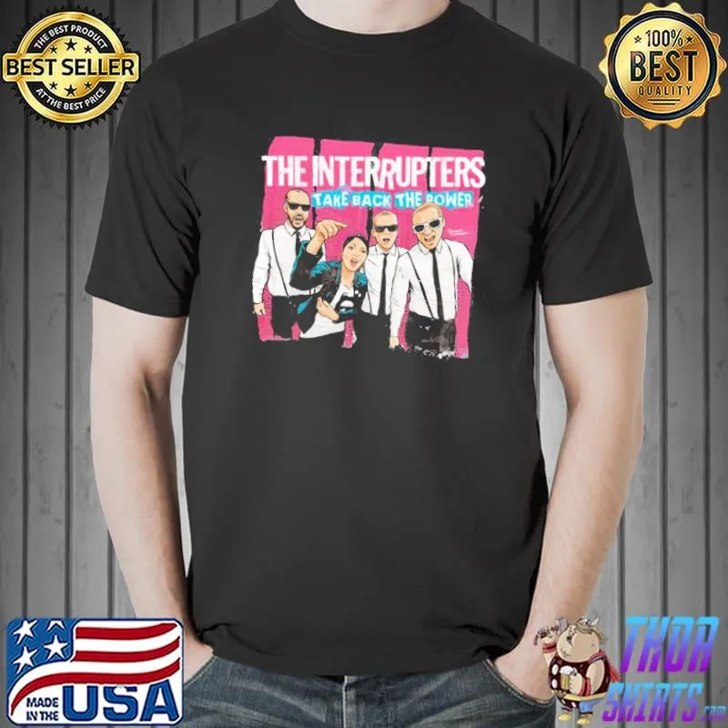 Pink art the interrupters shirt