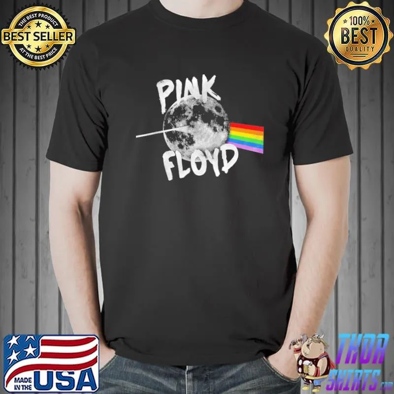 Pink Floyd unique dark side of the moon prism classic vshirt