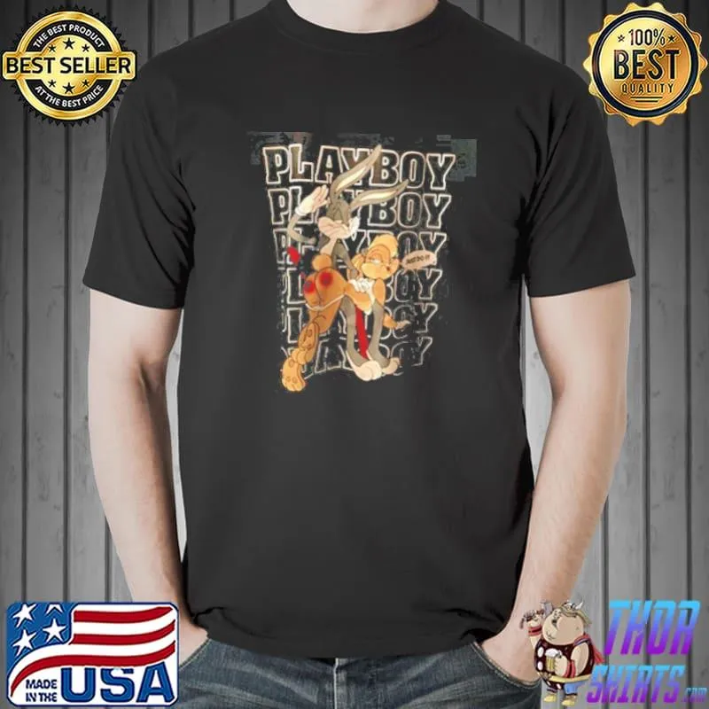 Playboy just do it bugs bunny and lola looney tunes playboy just do it playboy boy girl classic shirt