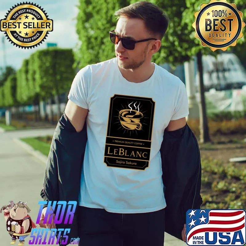 Quality Coffee Leblanc Sojiro Sakura T-Shirt