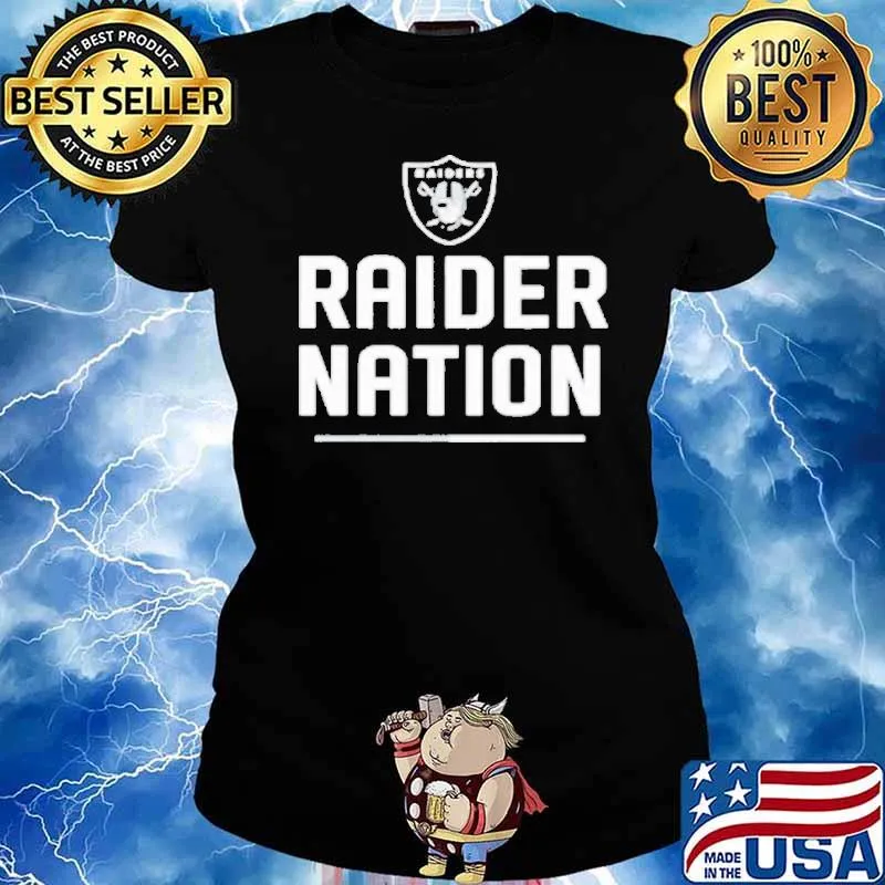 Raider Nation Logo Shirt Ladies tee