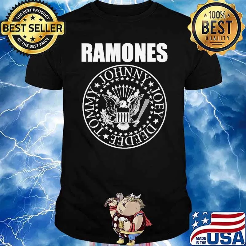 Ramones Johnny Joey Presidential Seal Shirt