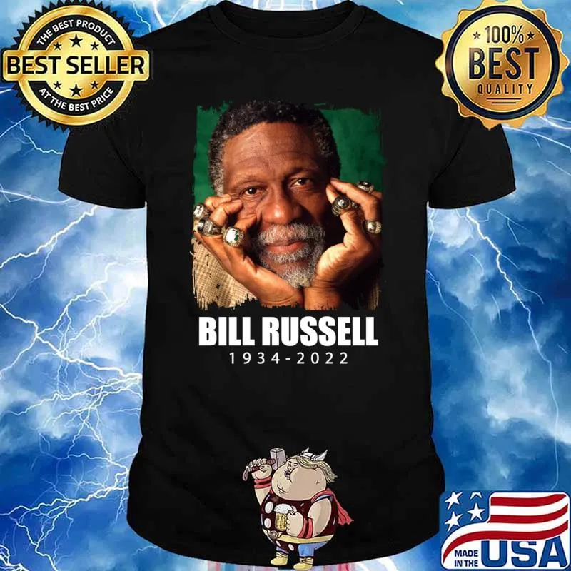 Rip Bill Russell 1934-2022 T-Shirt