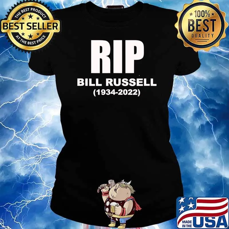 RIP BILL Russell Essential T-Shirt Ladies tee