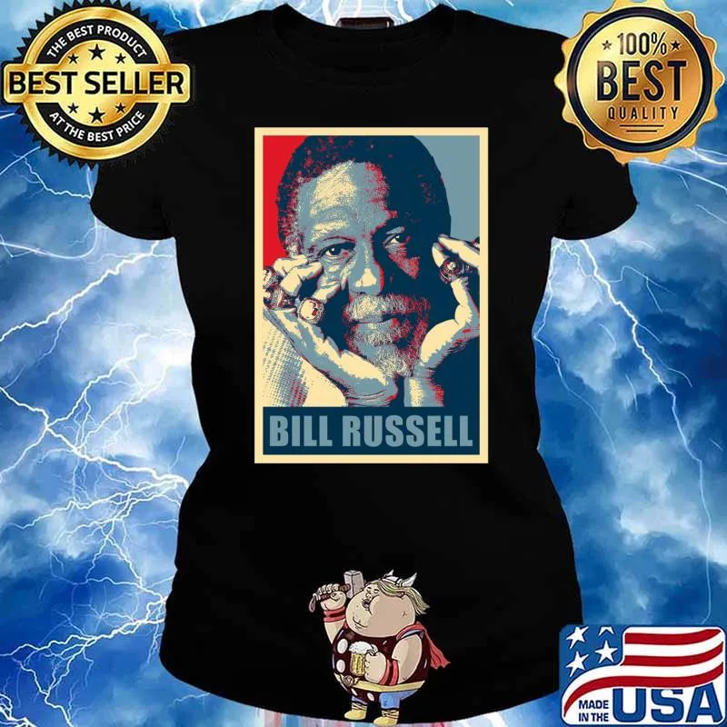 RIP Bill Russell Hope Classic T-Shirt Ladies tee