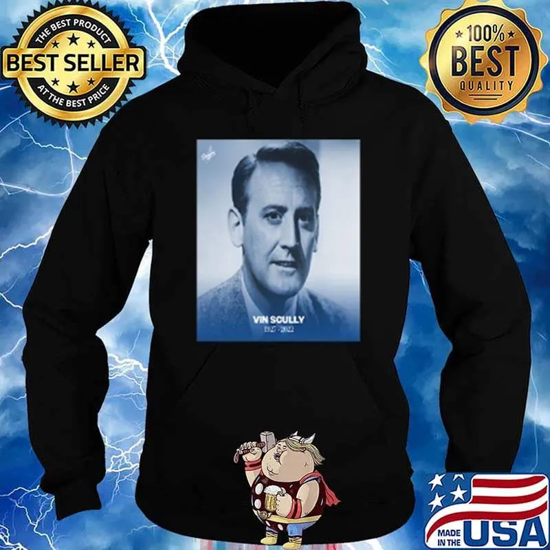 RIP Vin Scully MLB and Los Angeles Dodgers Broadcasting Legend T-Shirt Classic T-Shirt Hoodie