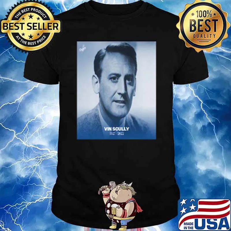 RIP Vin Scully MLB and Los Angeles Dodgers Broadcasting Legend T-Shirt Classic T-Shirt