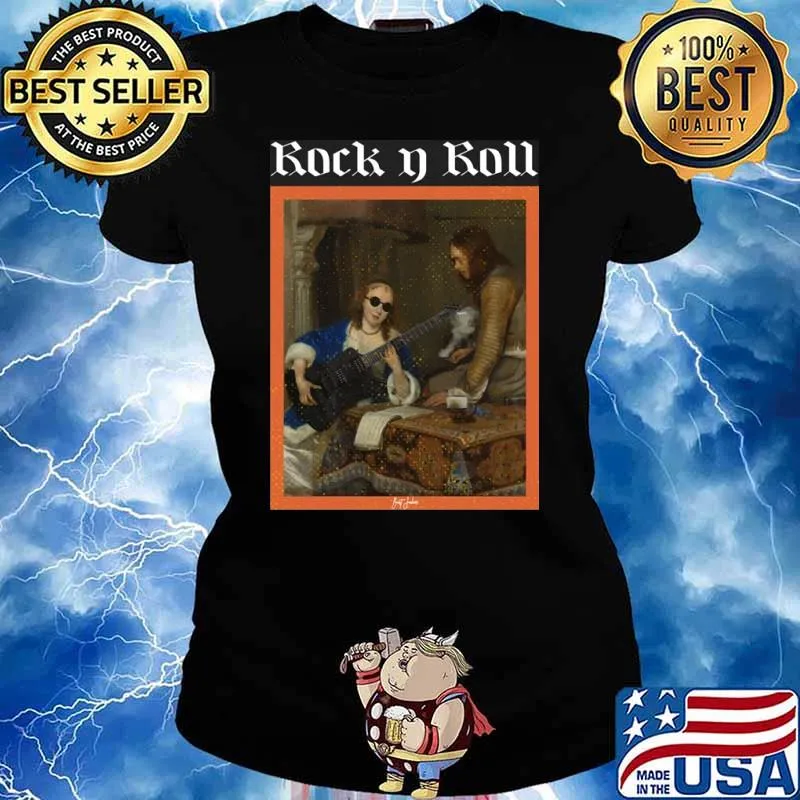 Rock N Roll Gerard Ter Borch Paintings Shirt Ladies tee