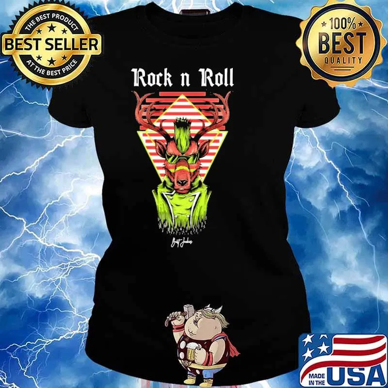 Rock'n Roll Giraffe Shirt Ladies tee
