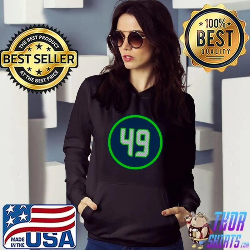 Shaquem Griffin Number 49 Jersey Seattle Seahawks Inspired Classic T-Shirt Hoodie