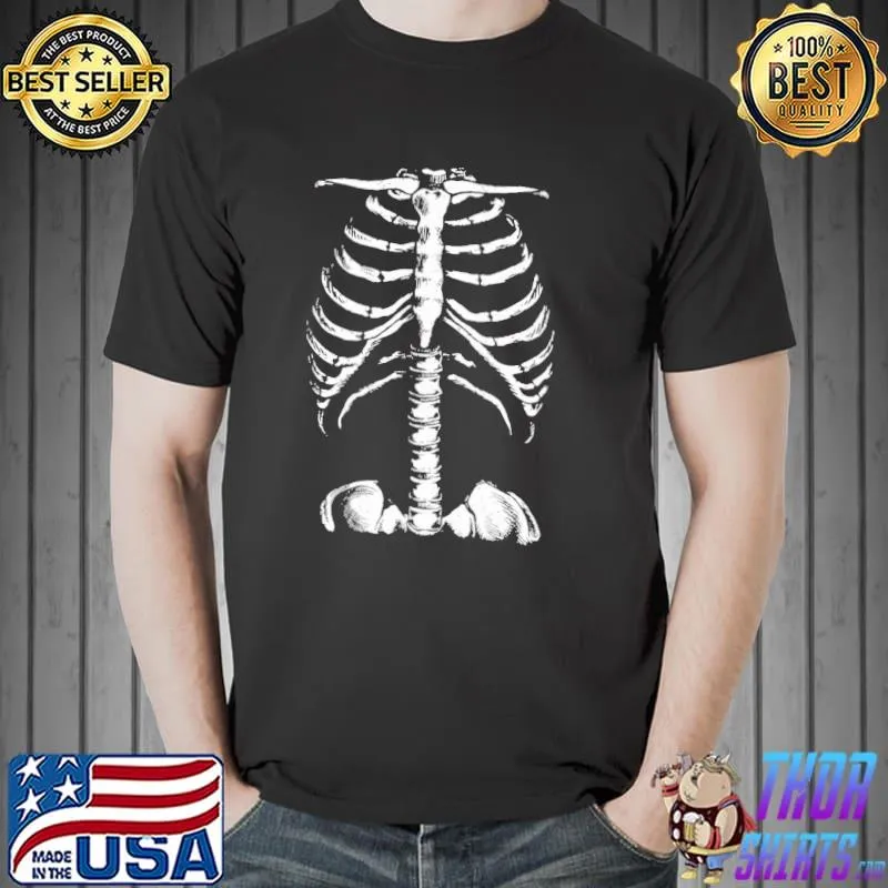 Skeleton rib cage classic shirt
