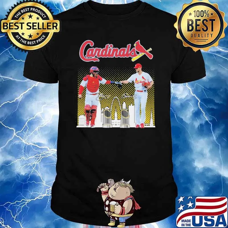 St Louis Cardinals Signatures Members City Shirt