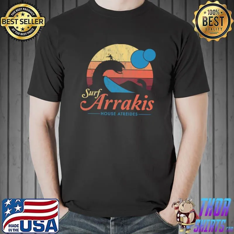 Surf Arrakis House Atreides Vintage Sunset T-Shirt