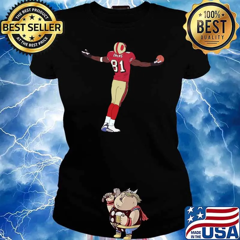 Terrell Owens Celebration Pullover Hoodie Essential T-Shirt Ladies tee