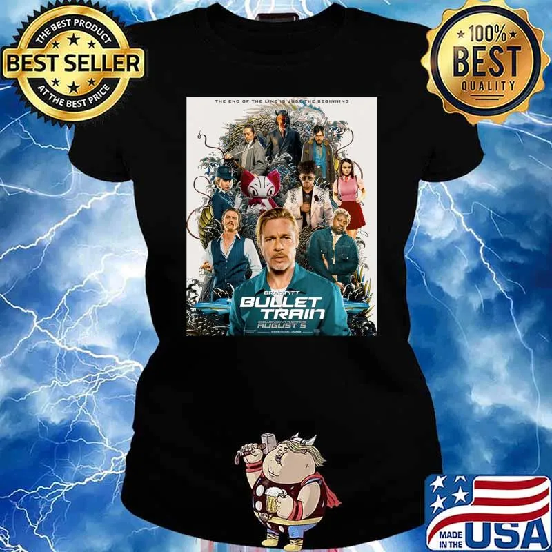 The Beginning Is Bullet Train Classic T-Shirt Ladies tee