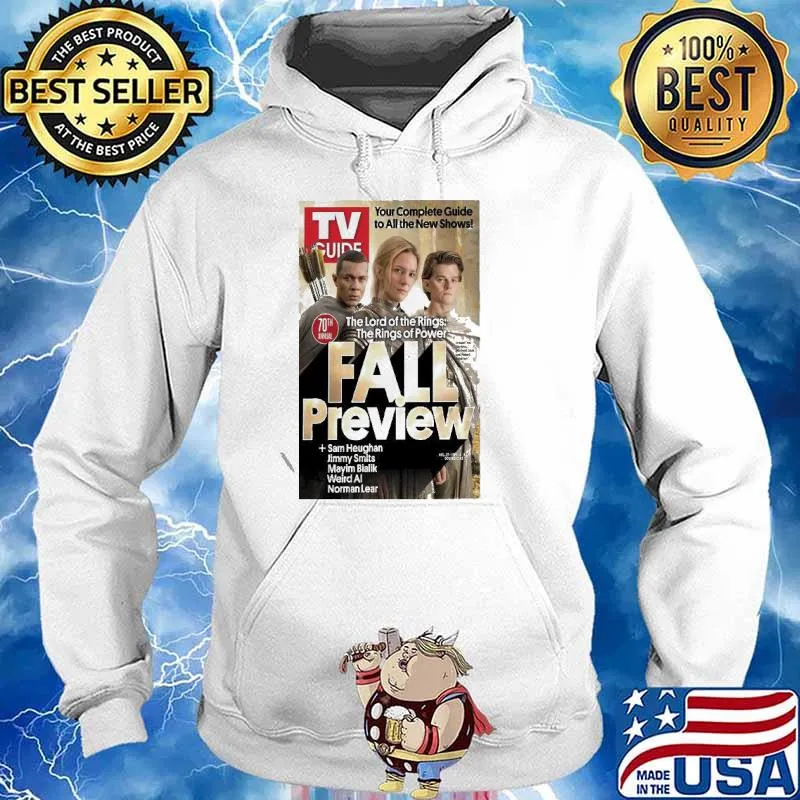 The Lord Of The Rings The Rings Of Power In TV Guide Magazine Shirt Hoodie