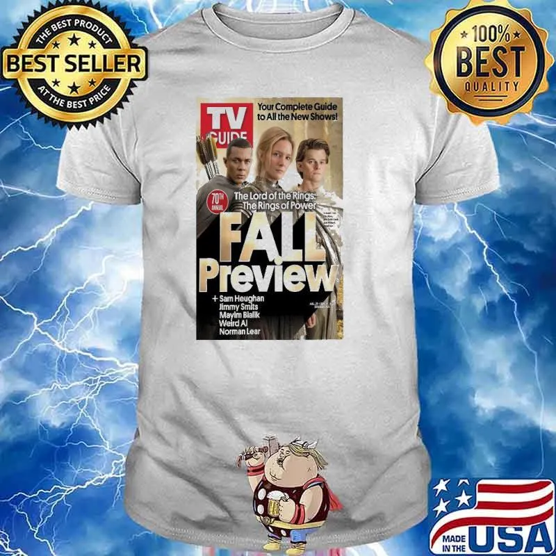 The Lord Of The Rings The Rings Of Power In TV Guide Magazine Shirt